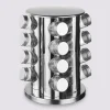 Support rotatif inox 16 pots à épices