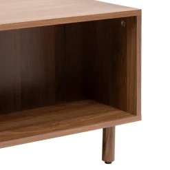 Table basse, 2 portes, Marron