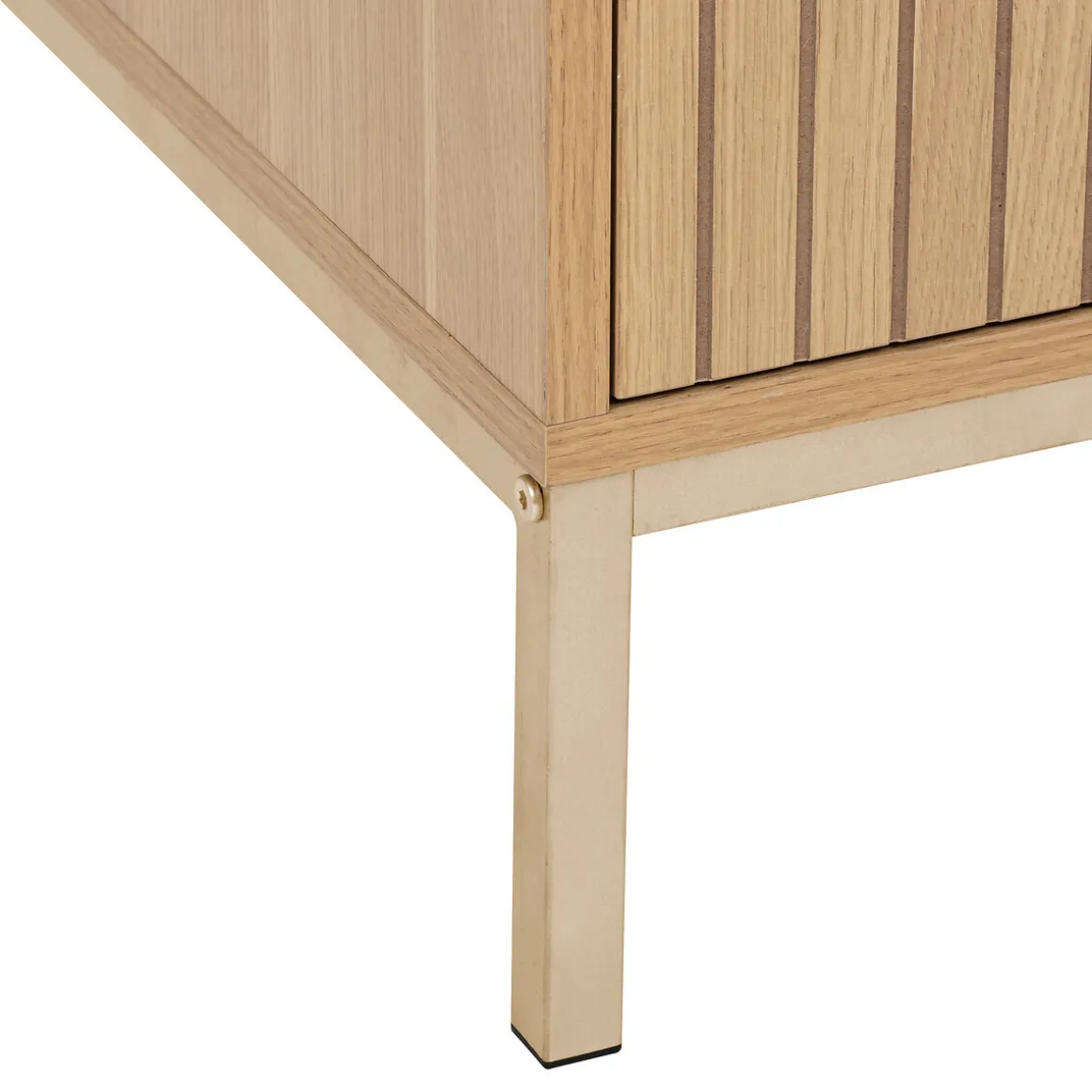 Table basse 1 tiroir, Effet bois naturel