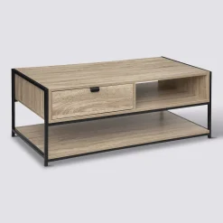 Table basse, Effet chêne naturel