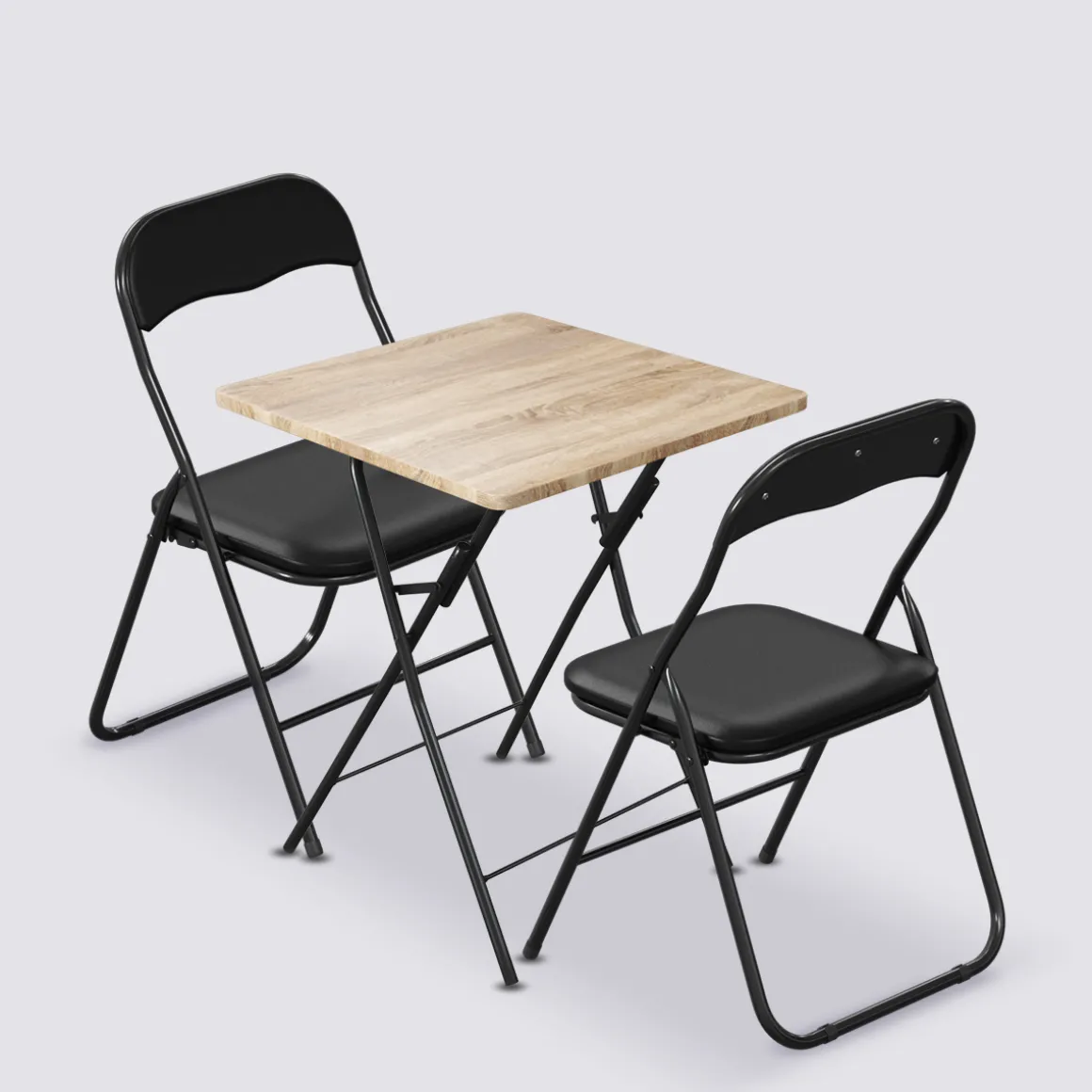 Table et 2 chaises pliantes