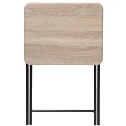 Table pliante 1 place, Effet bois