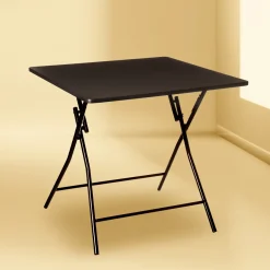 Table pliante 4 places, Noir