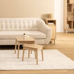Tables gigognes, Beige