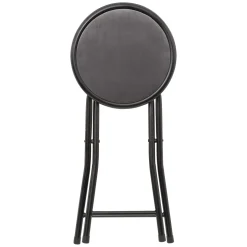 Tabouret pliant, Velours Gris