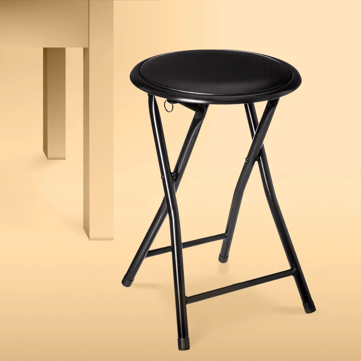 Tabouret pliants, Noir