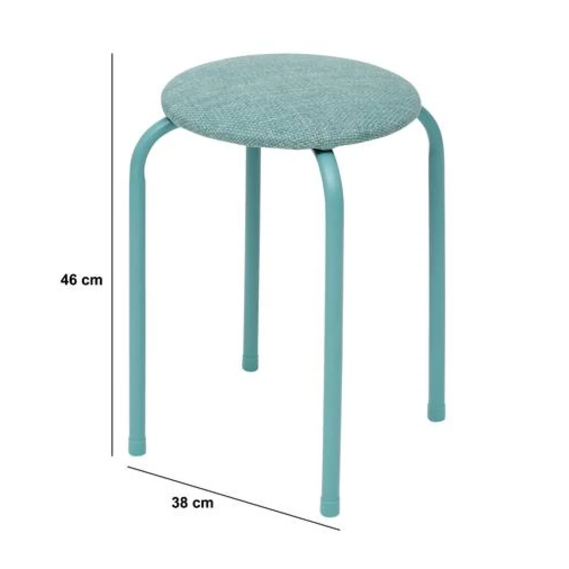 Tabouret, Vert Céladon