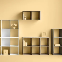Étagère 6 cases, Effet bois naturel