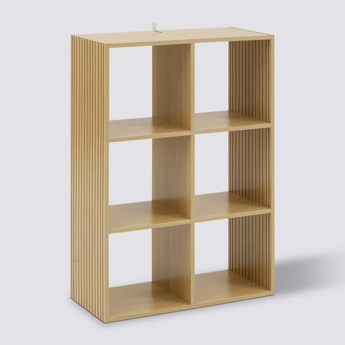 Étagère 6 cases, Effet bois naturel