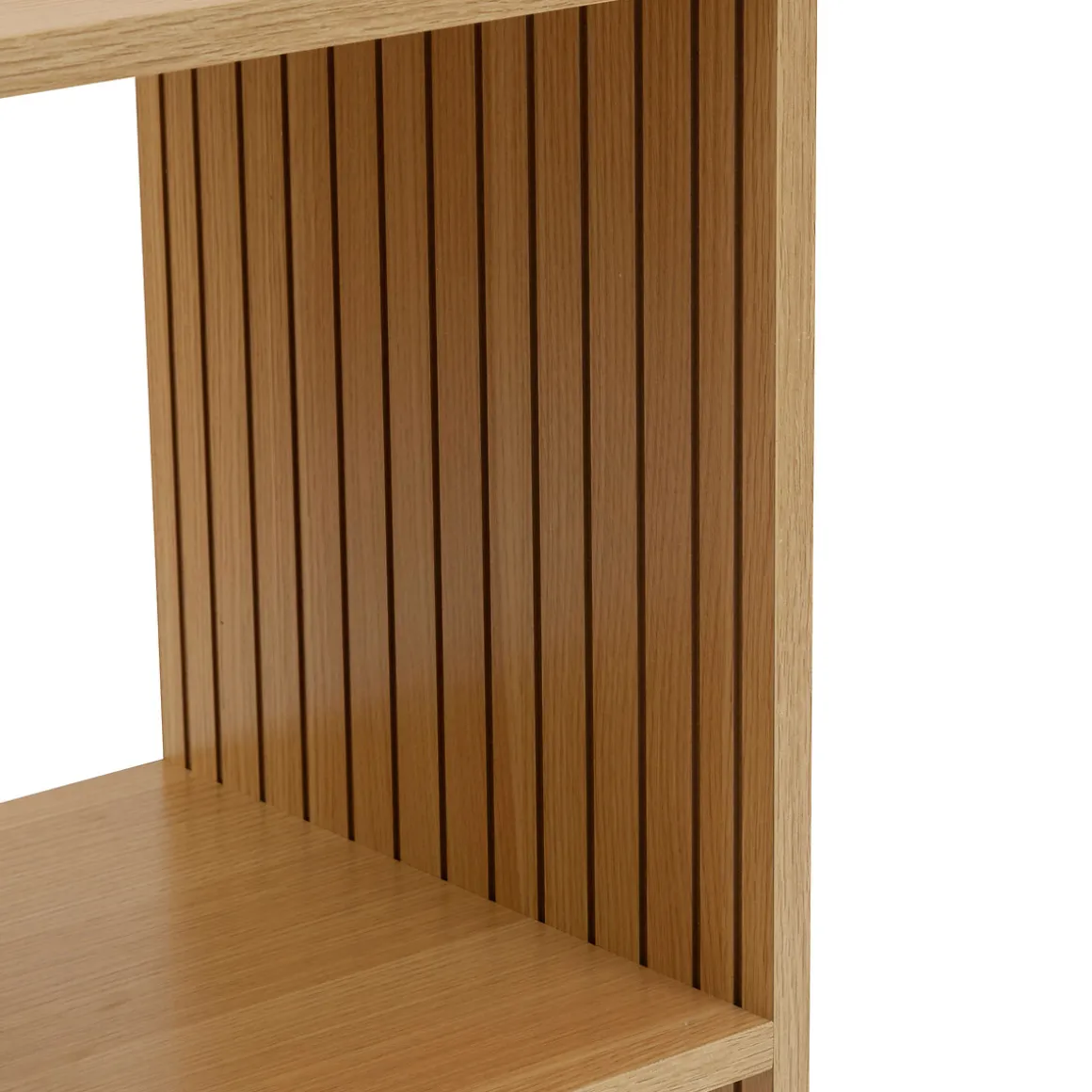 Étagère 3 cases, Effet bois naturel