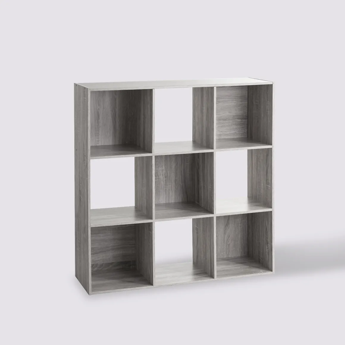 Étagère 9 cases, Effet chêne gris