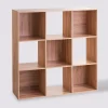 Étagère 9 cases, Effet chêne naturel