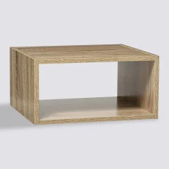 Étagère 1/2 cases, Effet chêne naturel