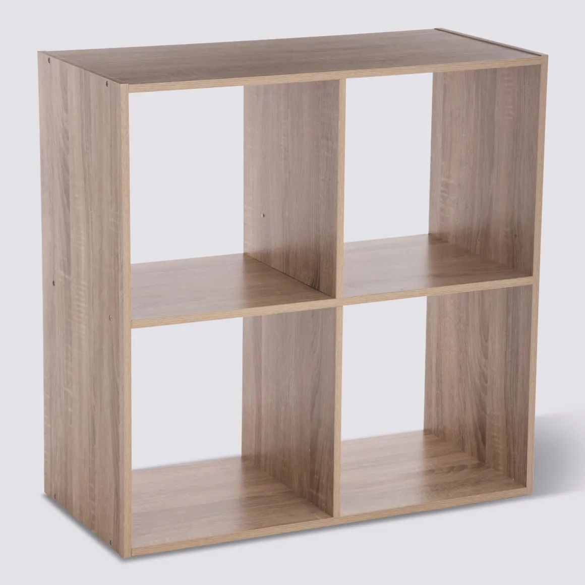 Étagère 4 cases, Effet chêne naturel