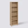 Étagère 5 niveaux 180x60cm, Effet bois