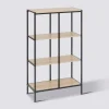 Étagère 4 niveaux 116x68,8cm, Effet bois