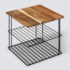 Étagère d'angle 2 niveaux, 24cm