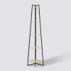 Étagère d'angle 5 niveaux 180cm, Effet bois