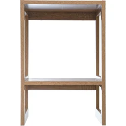 Étagère empilable 1 case, Effet bois naturel