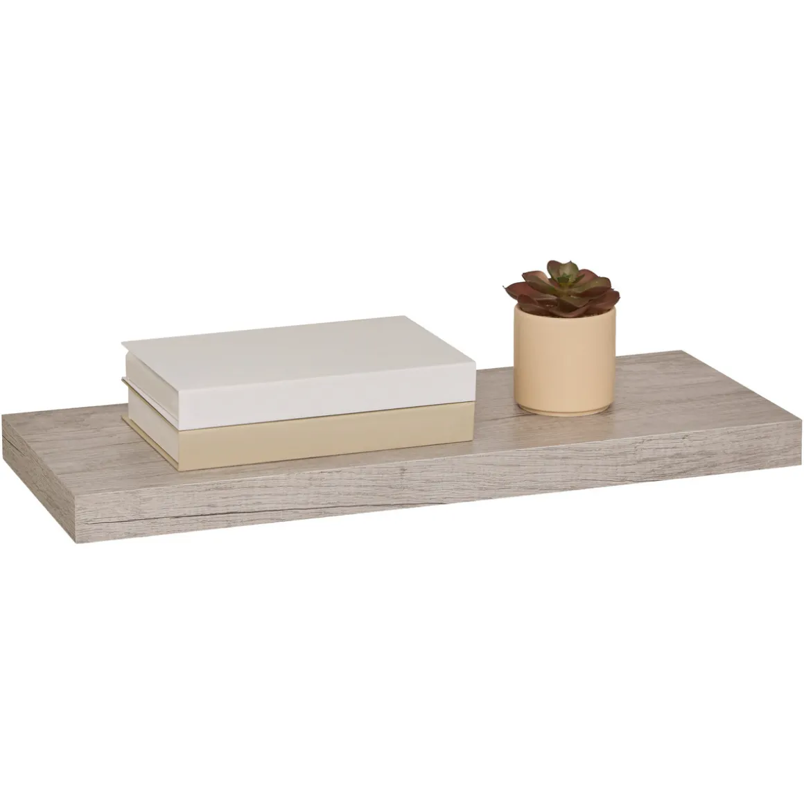 Étagère murale 60cm, Effet chêne gris