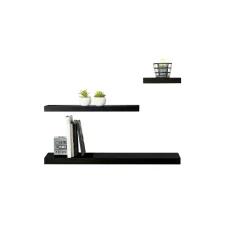 Étagère murale 80cm, Noir