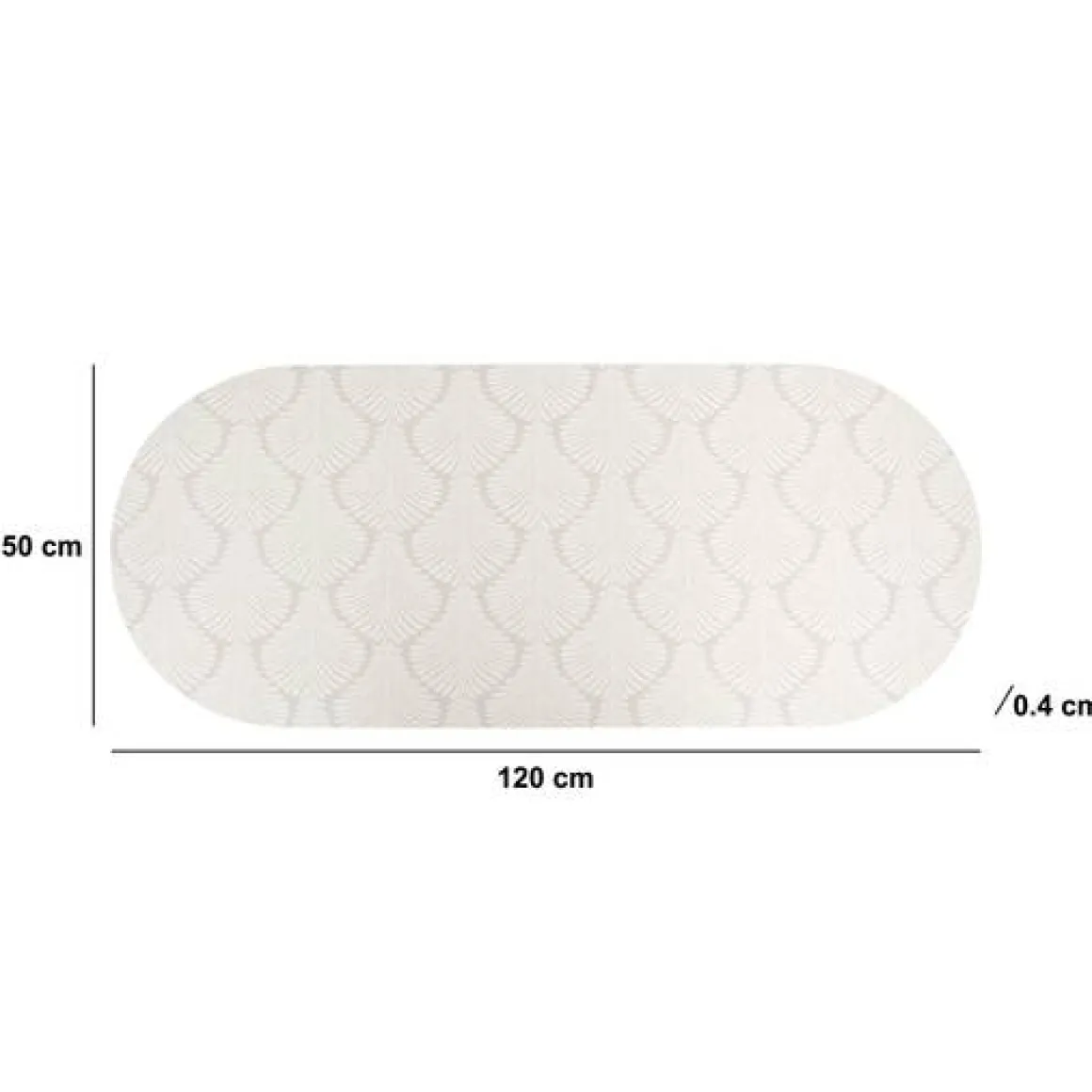 Tapis anti-dérapant, l.120 cm, Couleurs Assorties