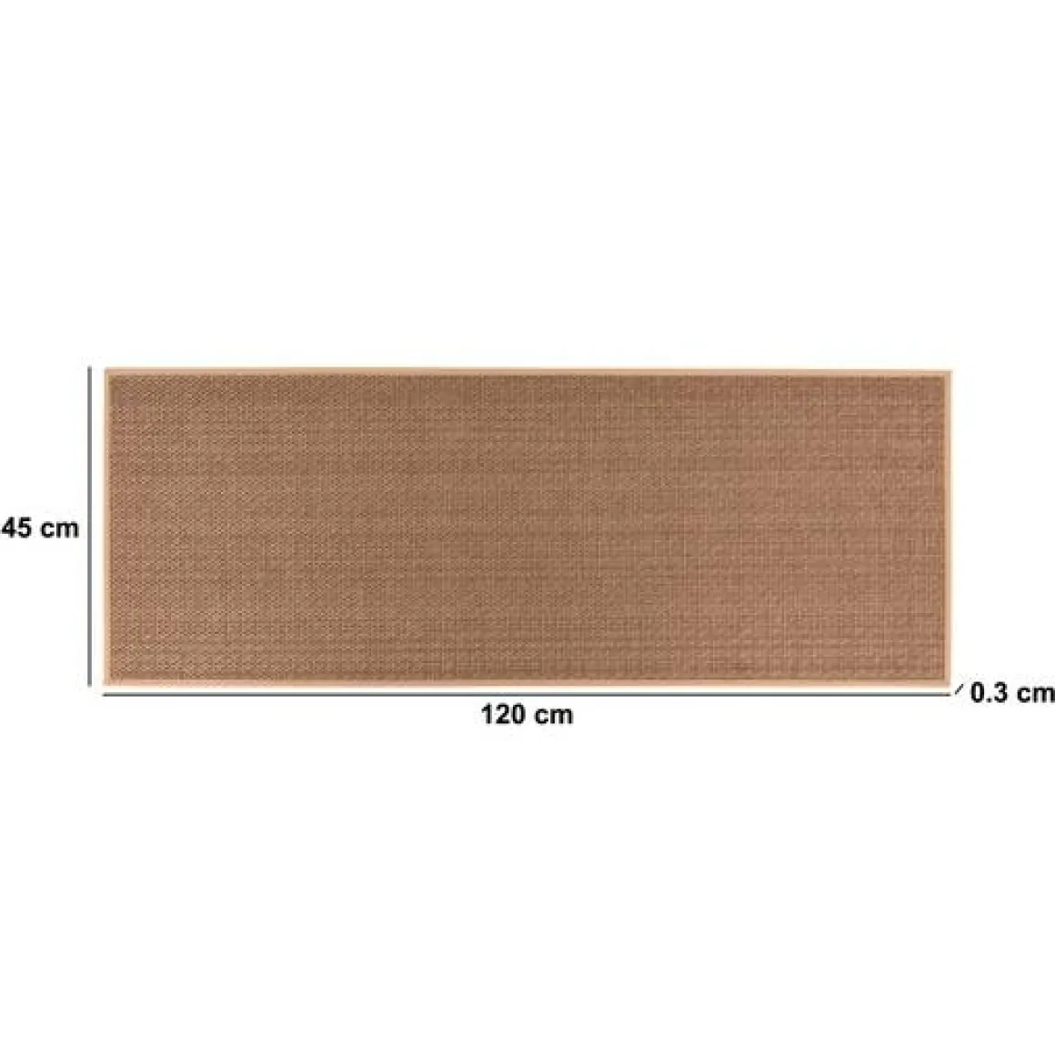 Tapis anti-dérapant, l.120 cm, Couleurs Assorties