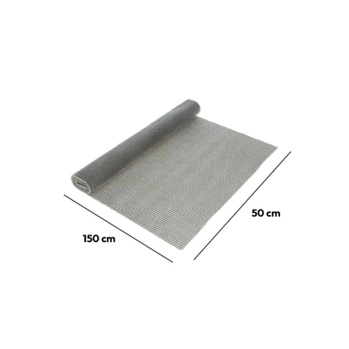 Tapis anti-dérapant 50x150cm, Gris
