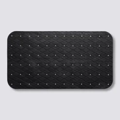 Tapis anti-dérapant 69x39cm, Noir