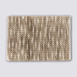 Tapis boule, 75x50 cm, Beige