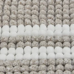 Tapis de bain, l.80 cm, Marron