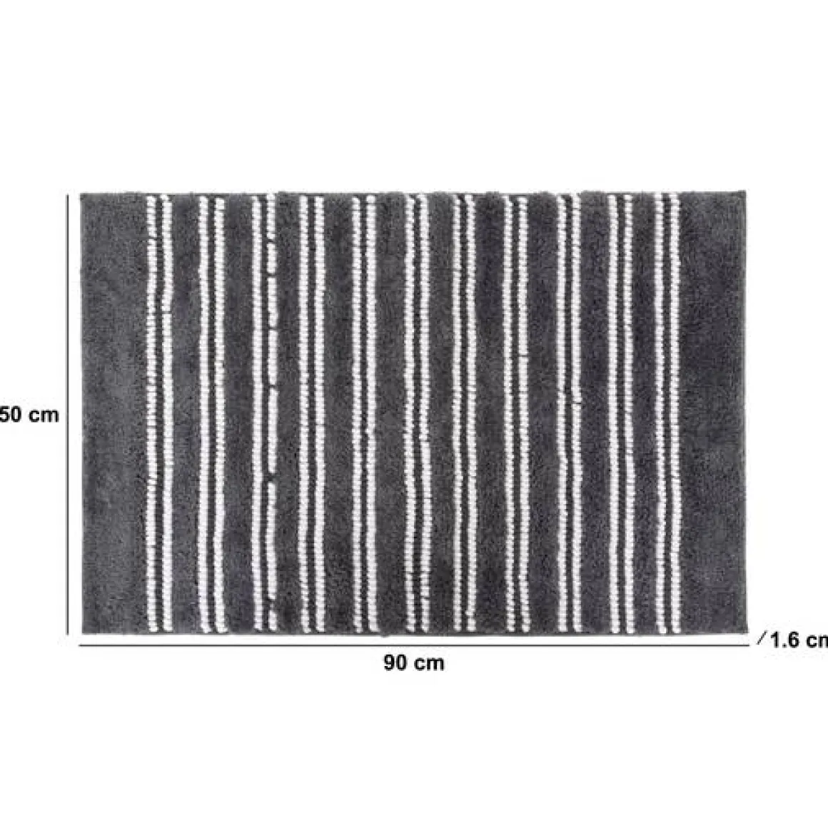 Tapis de bain, L.90 cm, Plusieurs coloris