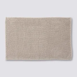 Tapis de bain 50x80 cm, Beige naturel