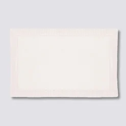 Tapis de bain 80x50 cm, Blanc