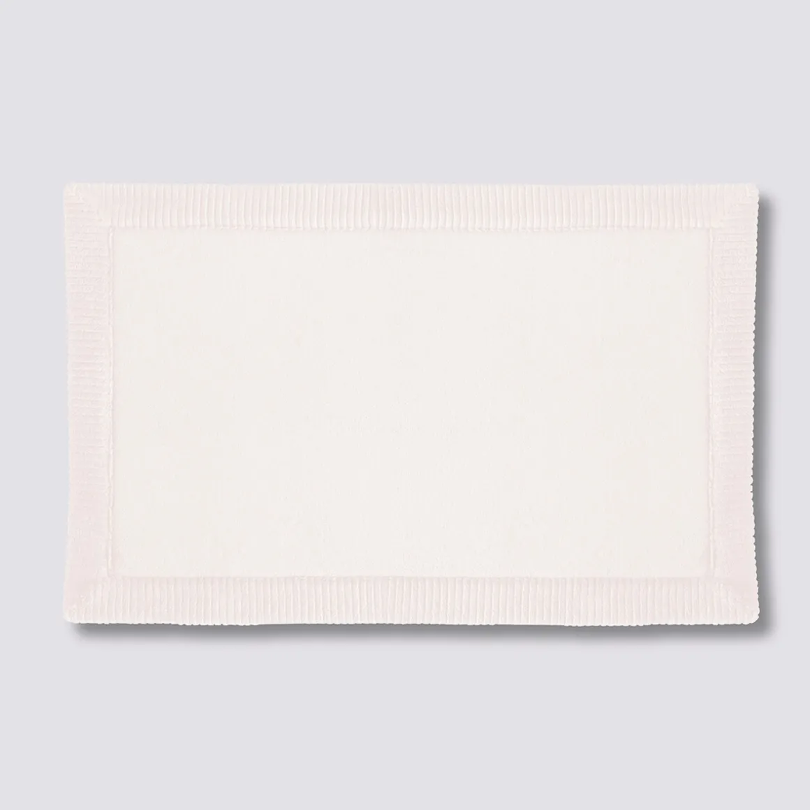 Tapis de bain 80x50 cm, Blanc