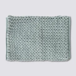 Tapis de bain 50x75 cm, Bleu artic