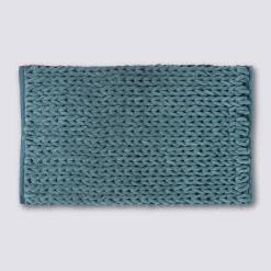 Tapis de bain 50x75 cm, Bleu pétrole