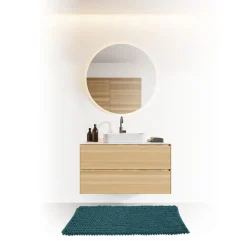 Tapis de bain 50x75 cm, Bleu pétrole