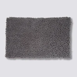 Tapis de bain 50x80 cm, Gris anthracite