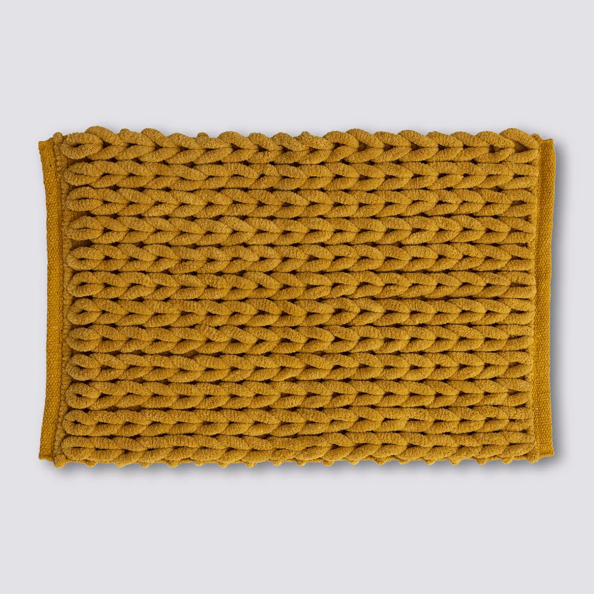 Tapis de bain 50x75 cm, Jaune moutarde