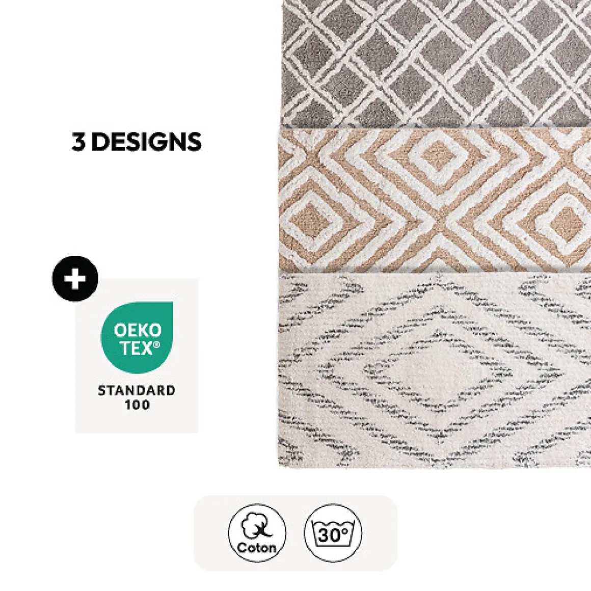 Tapis de bain 40x70cm, Éthnique