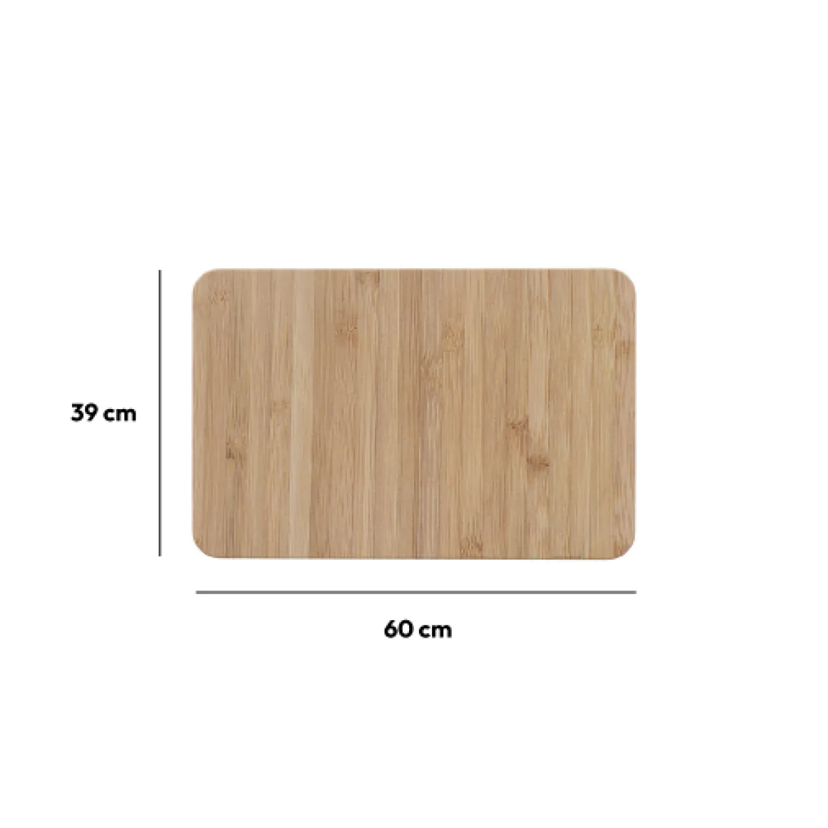 Tapis diatomite 39x60cm, Effet bambou