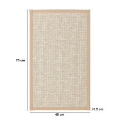 Tapis tissé antidérapant, 75x45 cm