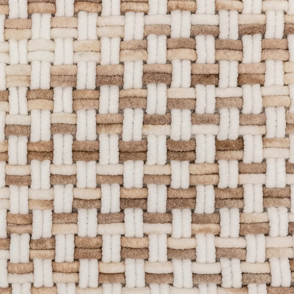 Tapis tressé, 50x75 cm, Taupe