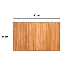 Tapis 50x80 cm Bambou latté