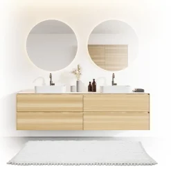 Tapis 120x50 cm, Blanc