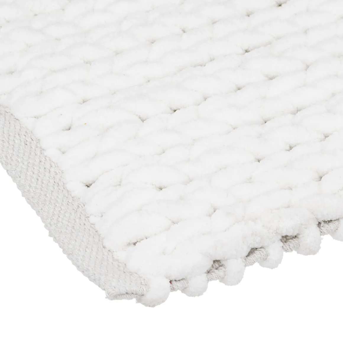Tapis 120x50 cm, Blanc
