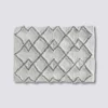 Tapis 50x75 cm, Gris et blanc