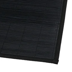 Tapis 120x70cm Bambou latté Noir