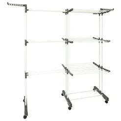 Étendoir à linge extensible et modulable roues 26m